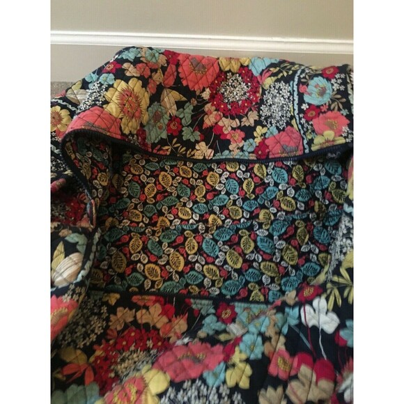 Vera Bradley Floral Print Large Duffle Iconic Bag Multi-Color - Picture 7 of 11